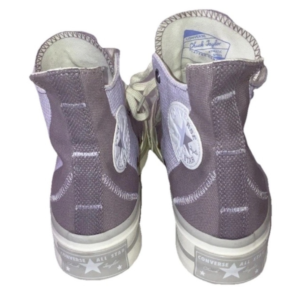 Chuck Taylor Converse sz Wo’s 8.5
Men's 6.5 Euro 39.5 high top shoes lavender - Picture 6 of 8